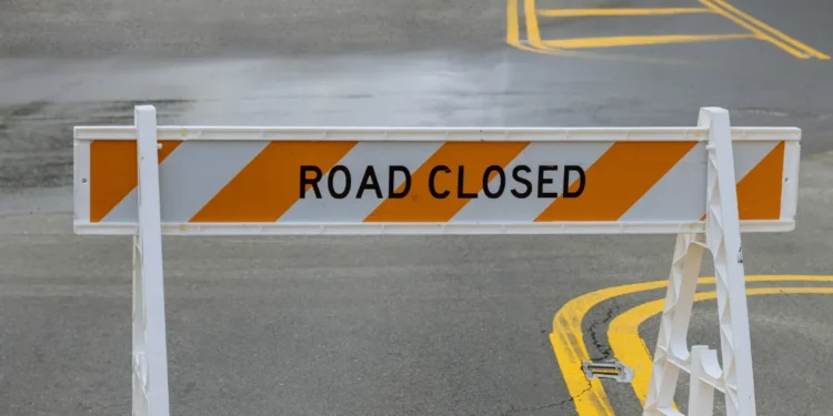 Glendon Drive CR 14 road closure